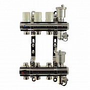 TIM Коллектор с вентилями KB004 на 4 выходов (без кранов)