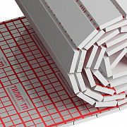 ТИЛИТ Подложка для теплого пола из полистирола 25 мм с разметкой, с защитным слоем (в рулоне 5м2)