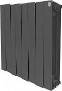 Royal Thermo PIANO FORTE 500 Noir Sable 8 секций радиатор биметаллический (черный)